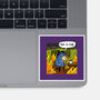 Stuffed Donkey Is Fine-None-Glossy-Sticker-Barbadifuoco