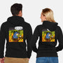 Stuffed Donkey Is Fine-Unisex-Zip-Up-Sweatshirt-Barbadifuoco