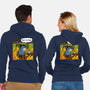 Stuffed Donkey Is Fine-Unisex-Zip-Up-Sweatshirt-Barbadifuoco