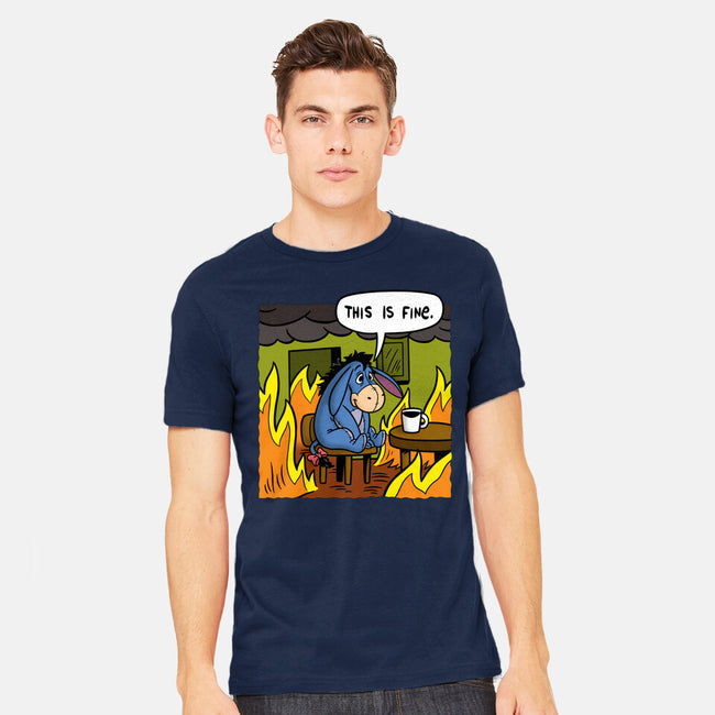 Stuffed Donkey Is Fine-Mens-Heavyweight-Tee-Barbadifuoco
