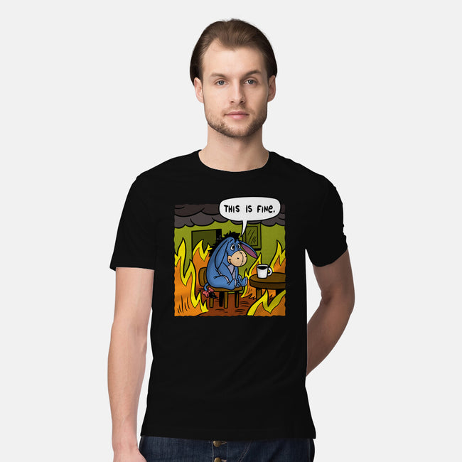 Stuffed Donkey Is Fine-Mens-Premium-Tee-Barbadifuoco