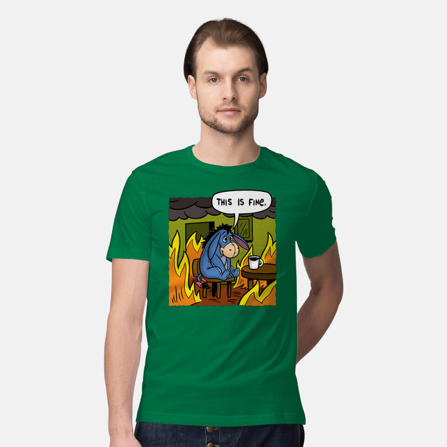 Stuffed Donkey Is Fine-Mens-Premium-Tee-Barbadifuoco