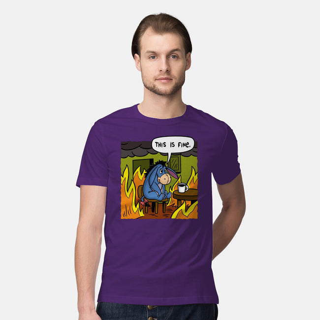 Stuffed Donkey Is Fine-Mens-Premium-Tee-Barbadifuoco