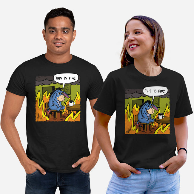 Stuffed Donkey Is Fine-Unisex-Basic-Tee-Barbadifuoco