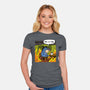 Stuffed Donkey Is Fine-Womens-Fitted-Tee-Barbadifuoco