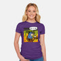 Stuffed Donkey Is Fine-Womens-Fitted-Tee-Barbadifuoco