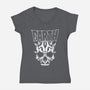 Darthzig-Womens-V-Neck-Tee-CappO