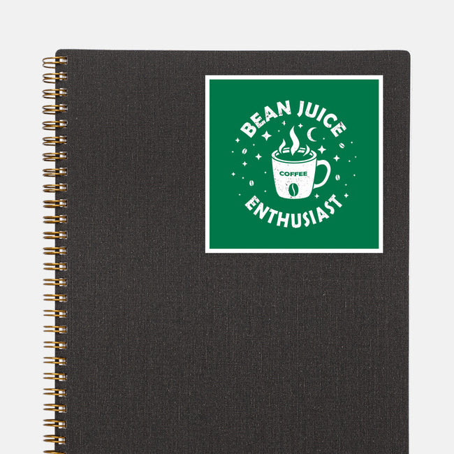 Bean Juice Enthusiast-None-Glossy-Sticker-erion_designs
