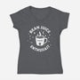 Bean Juice Enthusiast-Womens-V-Neck-Tee-erion_designs