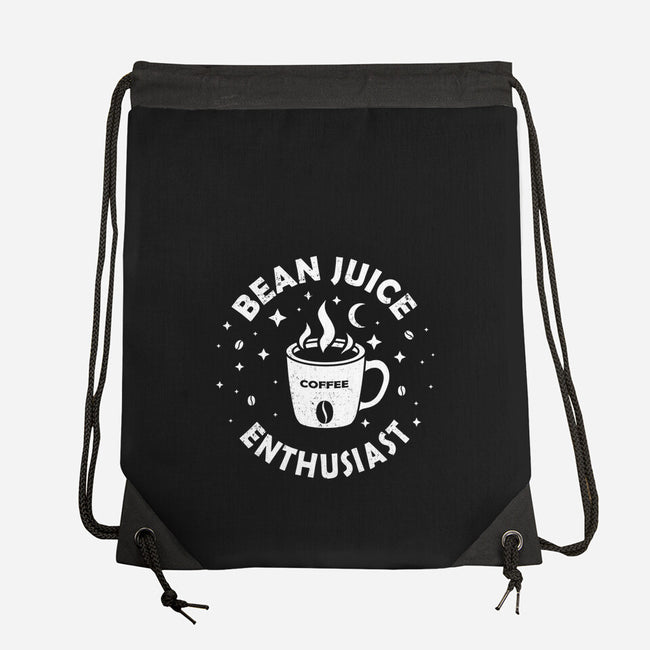 Bean Juice Enthusiast-None-Drawstring-Bag-erion_designs