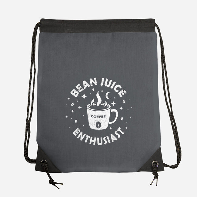 Bean Juice Enthusiast-None-Drawstring-Bag-erion_designs