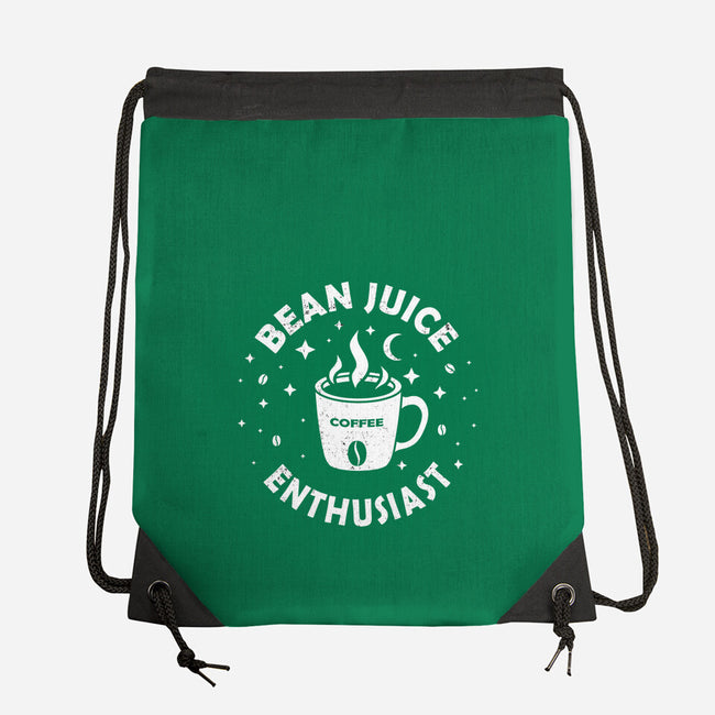 Bean Juice Enthusiast-None-Drawstring-Bag-erion_designs
