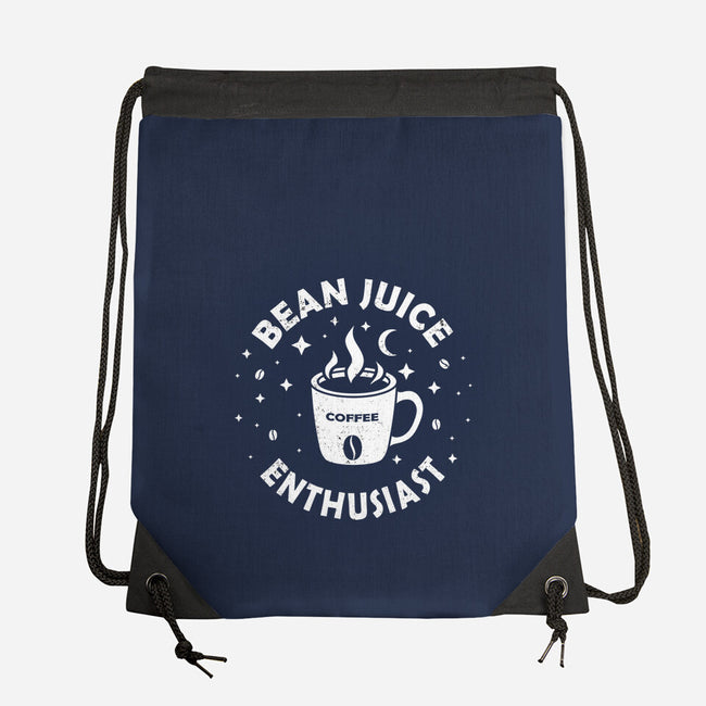 Bean Juice Enthusiast-None-Drawstring-Bag-erion_designs