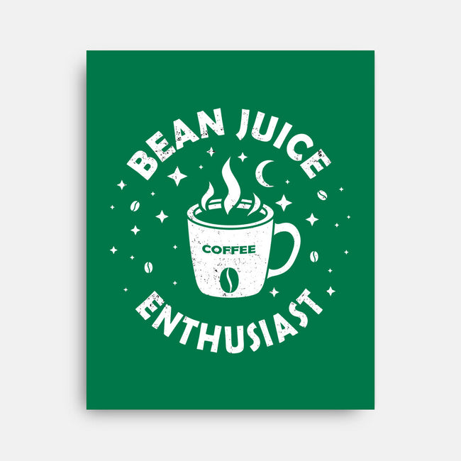 Bean Juice Enthusiast-None-Stretched-Canvas-erion_designs