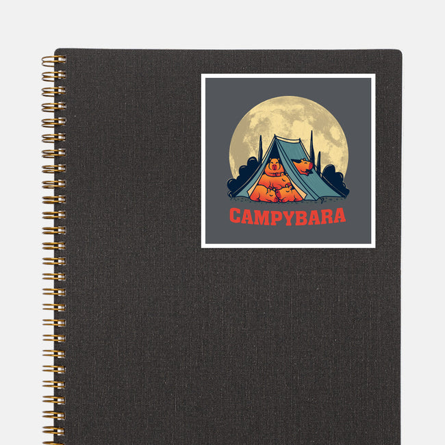 Campy-bara-None-Glossy-Sticker-erion_designs