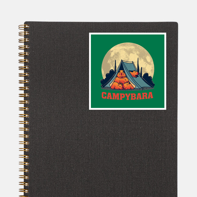 Campy-bara-None-Glossy-Sticker-erion_designs