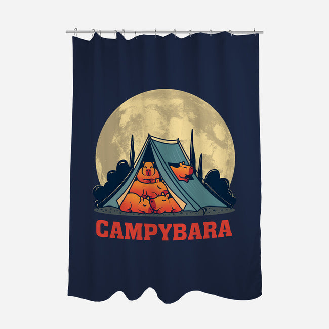 Campy-bara-None-Polyester-Shower Curtain-erion_designs