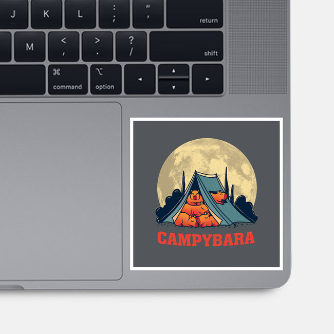 Campy-bara-None-Glossy-Sticker-erion_designs