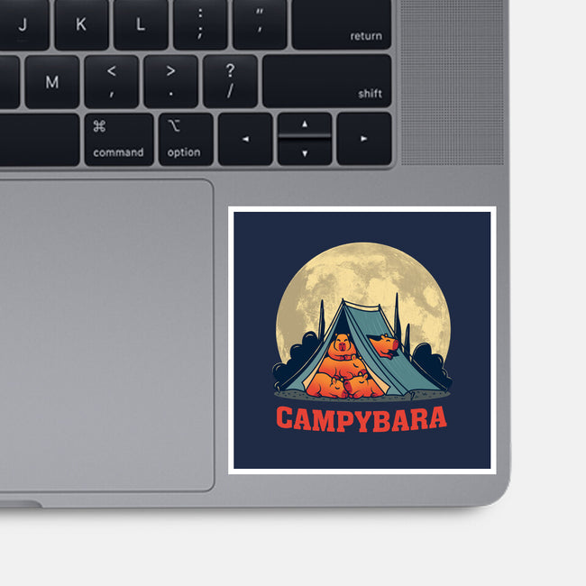 Campy-bara-None-Glossy-Sticker-erion_designs