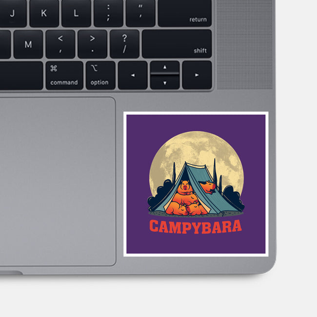 Campy-bara-None-Glossy-Sticker-erion_designs
