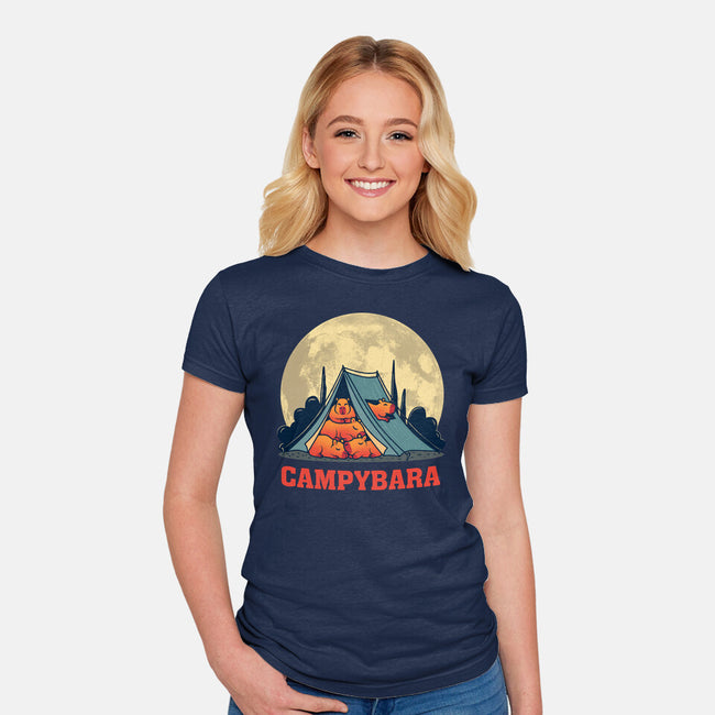 Campy-bara-Womens-Fitted-Tee-erion_designs