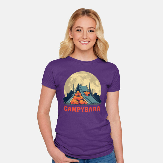 Campy-bara-Womens-Fitted-Tee-erion_designs