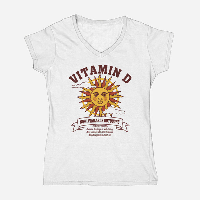 Now Available Outside-Womens-V-Neck-Tee-erion_designs
