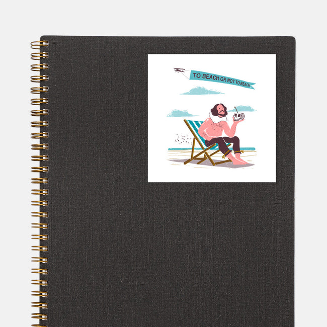 To Beach Or Not To Beach-None-Glossy-Sticker-kharmazero