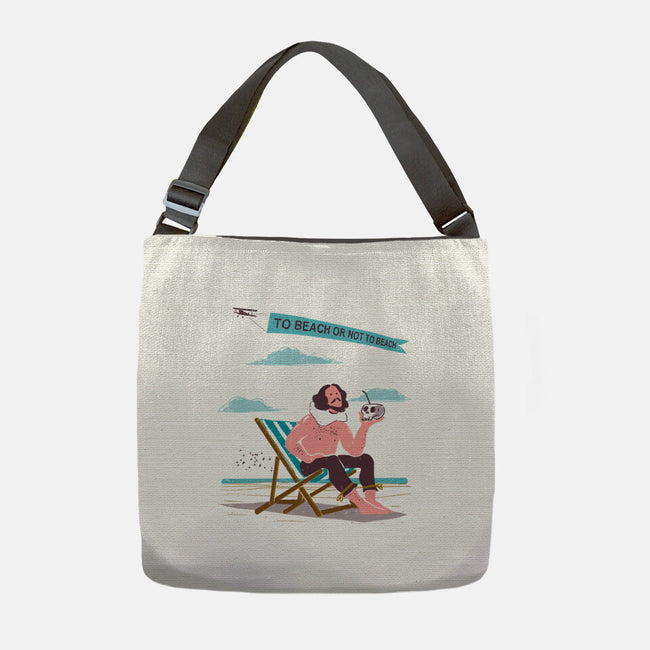To Beach Or Not To Beach-None-Adjustable Tote-Bag-kharmazero