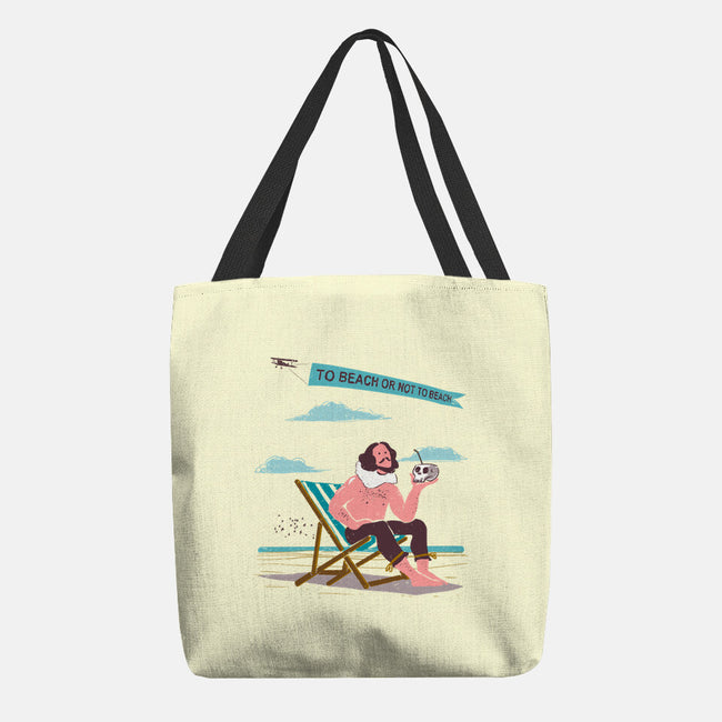 To Beach Or Not To Beach-None-Basic Tote-Bag-kharmazero