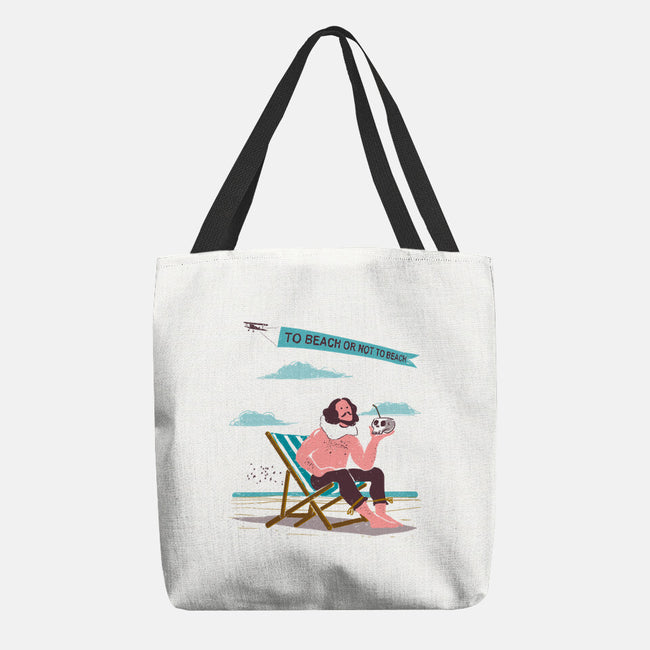 To Beach Or Not To Beach-None-Basic Tote-Bag-kharmazero
