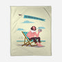 To Beach Or Not To Beach-None-Fleece-Blanket-kharmazero