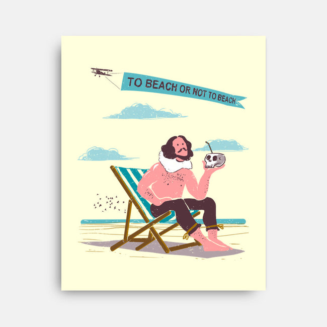 To Beach Or Not To Beach-None-Stretched-Canvas-kharmazero