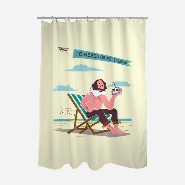 To Beach Or Not To Beach-None-Polyester-Shower Curtain-kharmazero