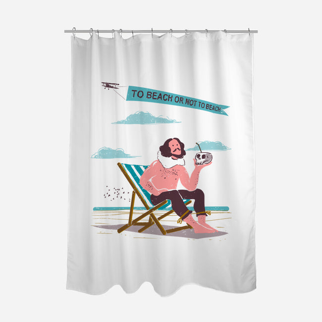 To Beach Or Not To Beach-None-Polyester-Shower Curtain-kharmazero