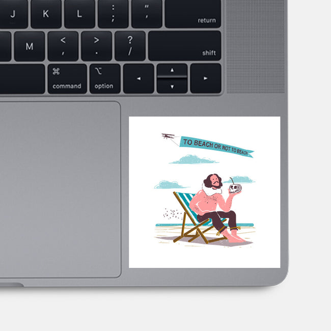 To Beach Or Not To Beach-None-Glossy-Sticker-kharmazero