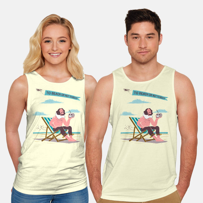 To Beach Or Not To Beach-Unisex-Basic-Tank-kharmazero