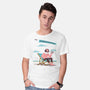 To Beach Or Not To Beach-Mens-Basic-Tee-kharmazero