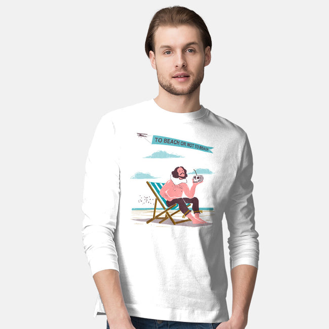 To Beach Or Not To Beach-Mens-Long Sleeved-Tee-kharmazero