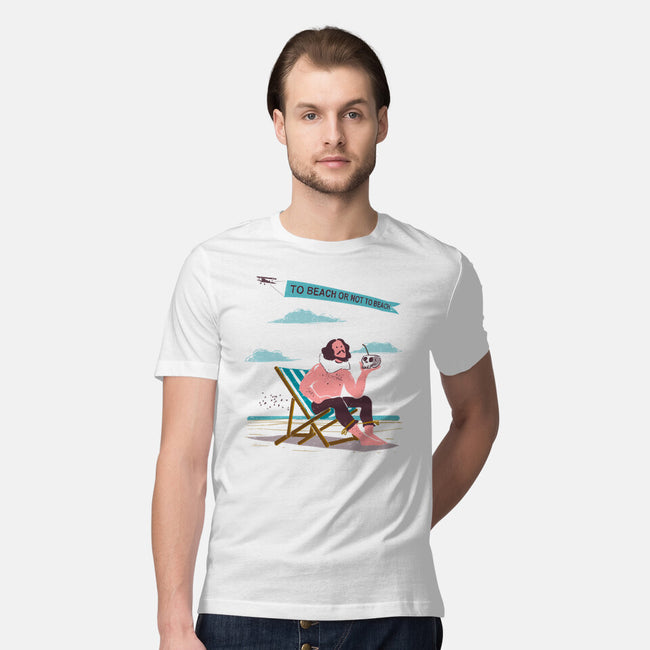 To Beach Or Not To Beach-Mens-Premium-Tee-kharmazero