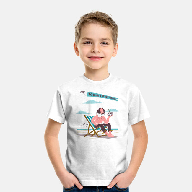 To Beach Or Not To Beach-Youth-Basic-Tee-kharmazero