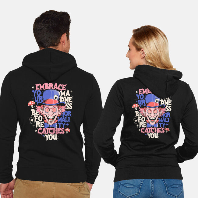 Embrace Your Madness-Unisex-Zip-Up-Sweatshirt-Eoli Studio