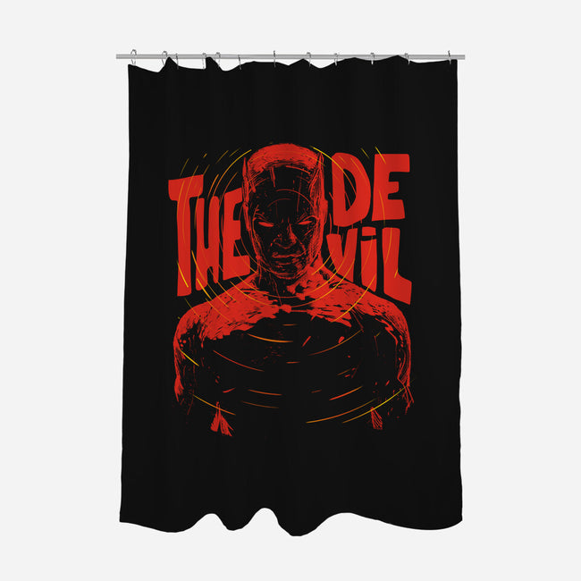 I See A City On Fire-None-Polyester-Shower Curtain-kharmazero