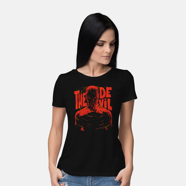 I See A City On Fire-Womens-Basic-Tee-kharmazero