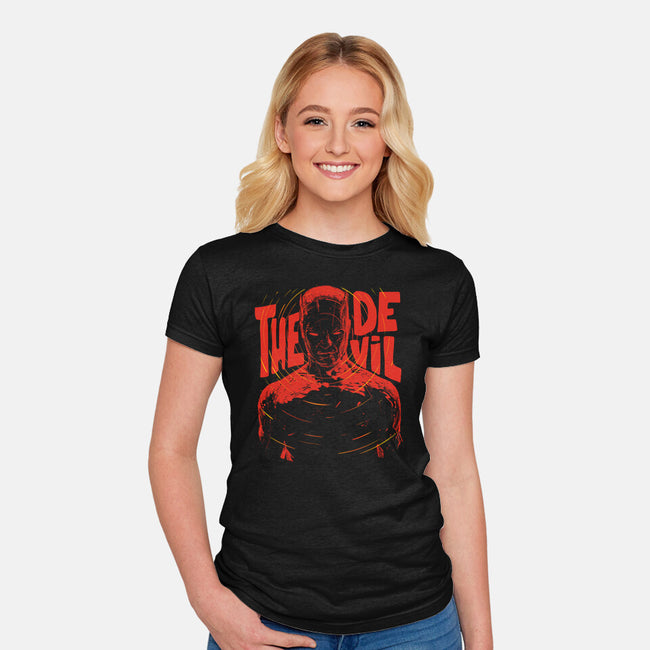 I See A City On Fire-Womens-Fitted-Tee-kharmazero