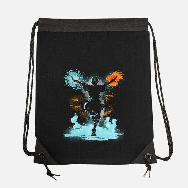 The Elemental Master-None-Drawstring-Bag-kharmazero