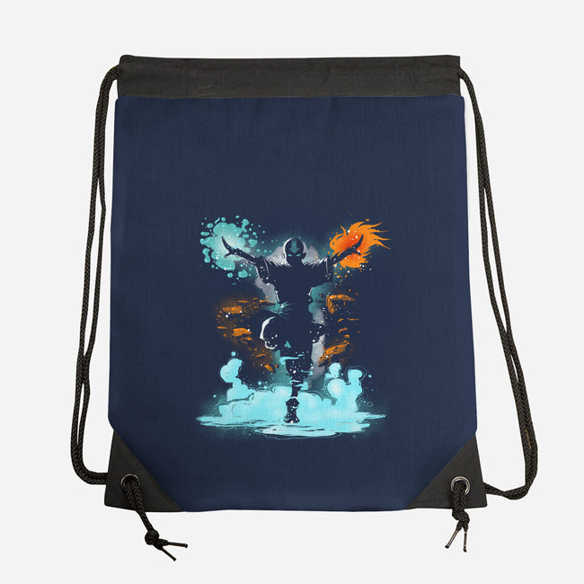 The Elemental Master-None-Drawstring-Bag-kharmazero