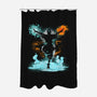 The Elemental Master-None-Polyester-Shower Curtain-kharmazero