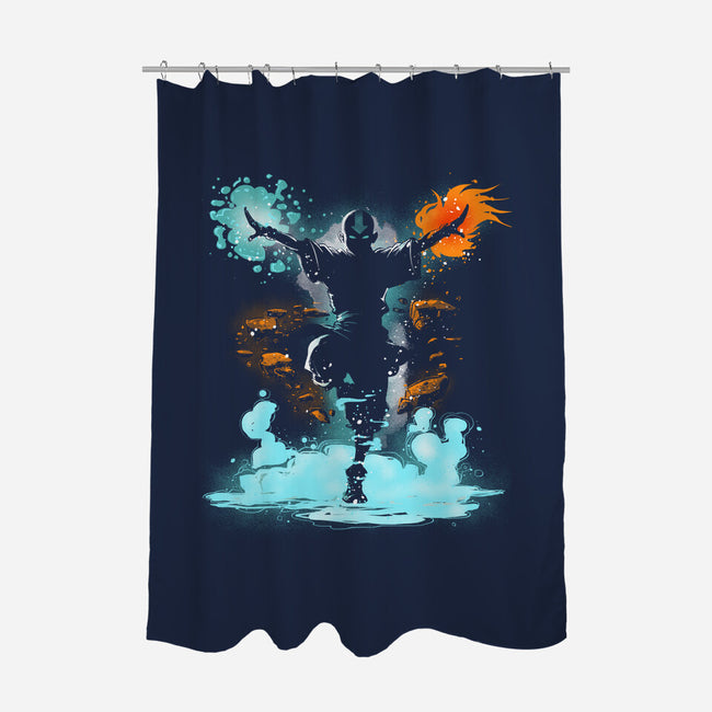 The Elemental Master-None-Polyester-Shower Curtain-kharmazero