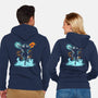 The Elemental Master-Unisex-Zip-Up-Sweatshirt-kharmazero